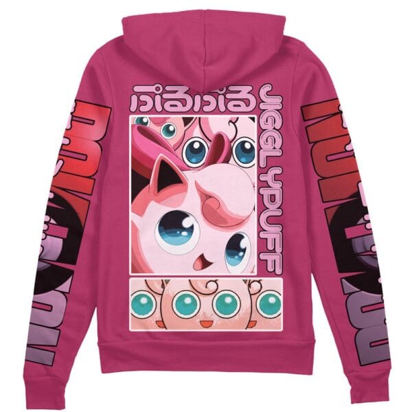 Jigglypuff Pokemon Streetwear Zip Hoodie Jacket