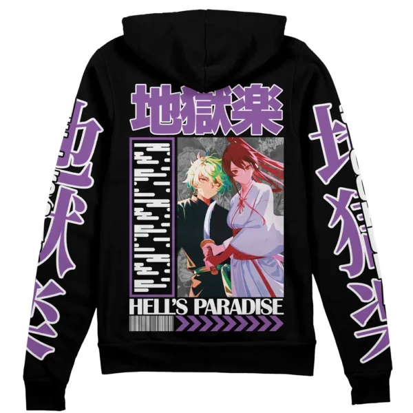 Jigokuraku Hells Paradise Streetwear Zip Hoodie Jacket