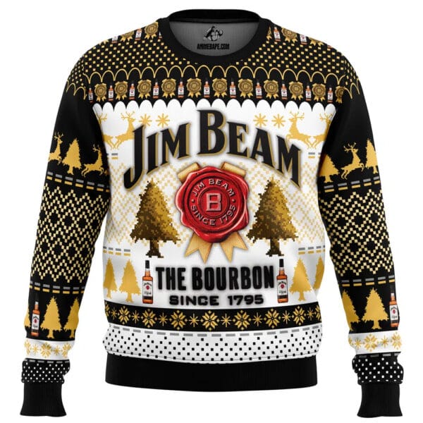 Jim Beam The Bourbon Ugly Christmas Sweater