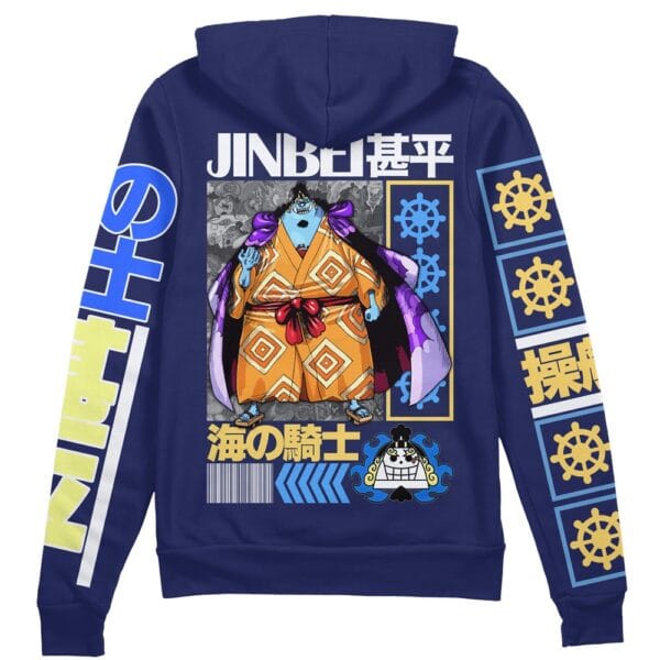 Jinbei One Piece Streetwear Zip Hoodie Jacket