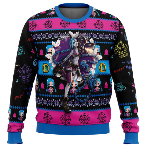 Jinx League Of Legends Ugly Christmas Sweater