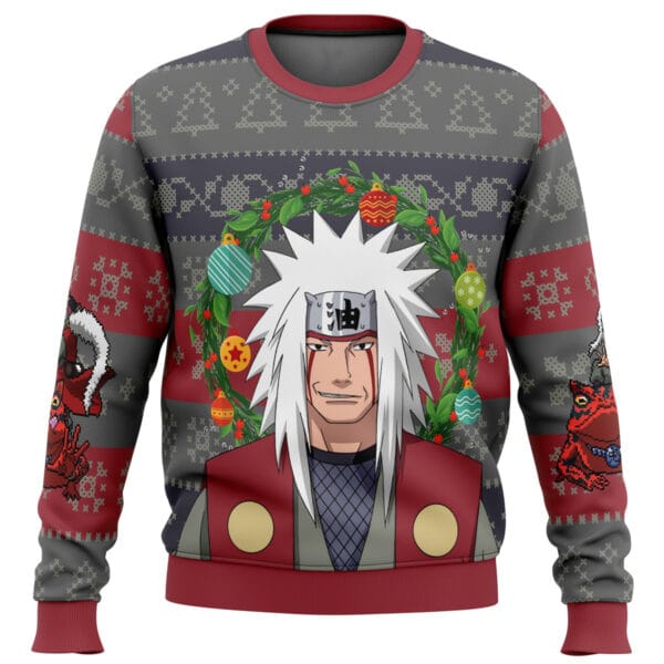 Anime Jiraiya Naruto Ugly Christmas Sweater Anime