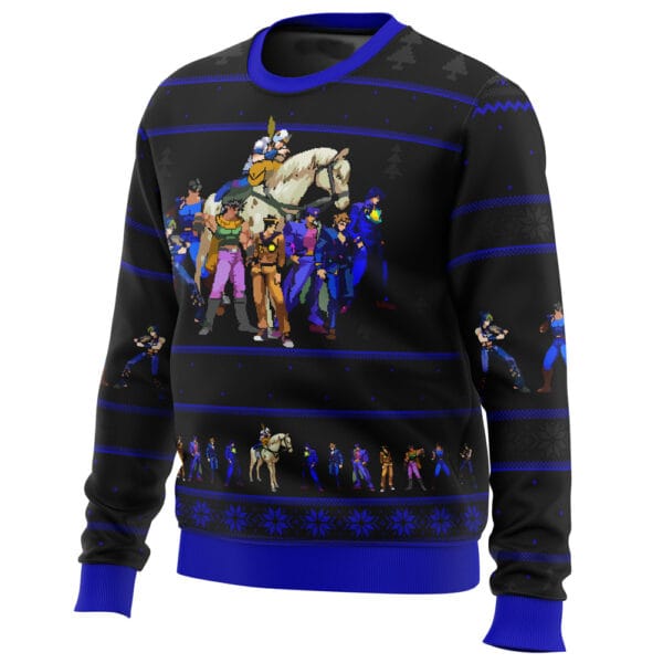 Anime Jojos Bizarre Adventure Generations Ugly Christmas Sweater