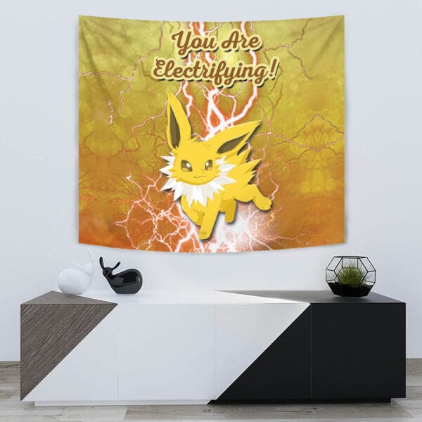 Jolteon Electrifying Pokemon Tapestry