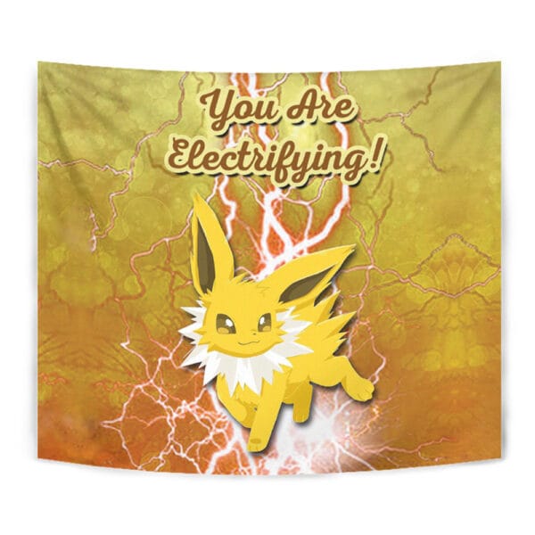 Jolteon Electrifying Pokemon Tapestry