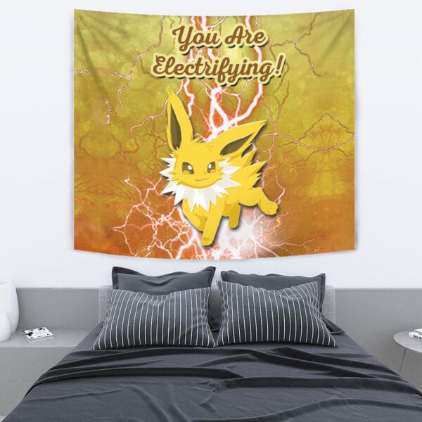 Jolteon Electrifying Pokemon Tapestry