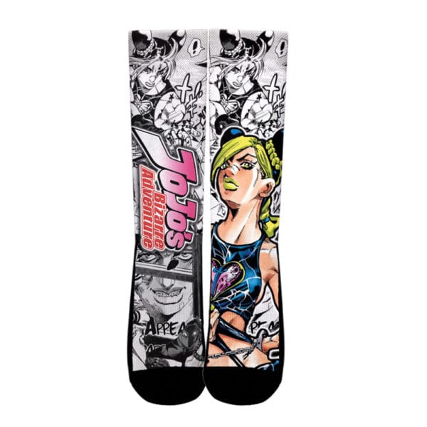 Anime Jolyne Kujo Socks Jojos Bizarre Adventure Custom Anime Socks