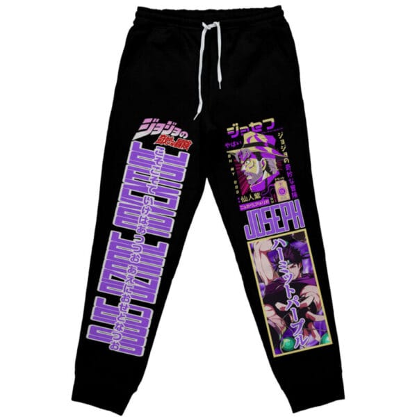 Anime Joseph Joestar Jojos Bizarre Adventure Streetwear Sweatpants Anime