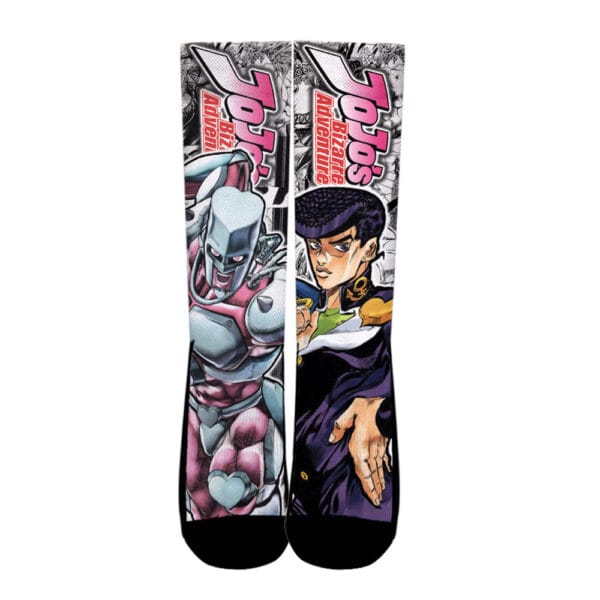 Anime Josuke Higashikata Socks Jojos Bizarre Adventure Custom Anime Socks