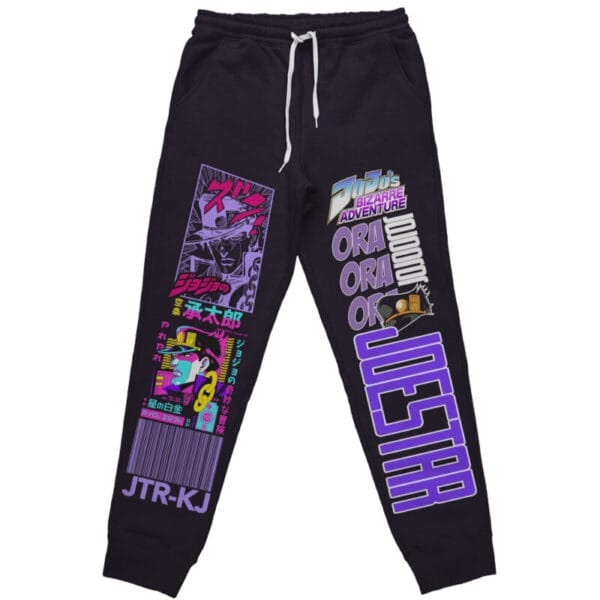 Anime Jotaro Kujo Jojos Bizarre Adventure Streetwear Sweatpants Anime