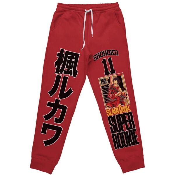 Kaede Rukawa Slam Dunk Streetwear Sweatpants