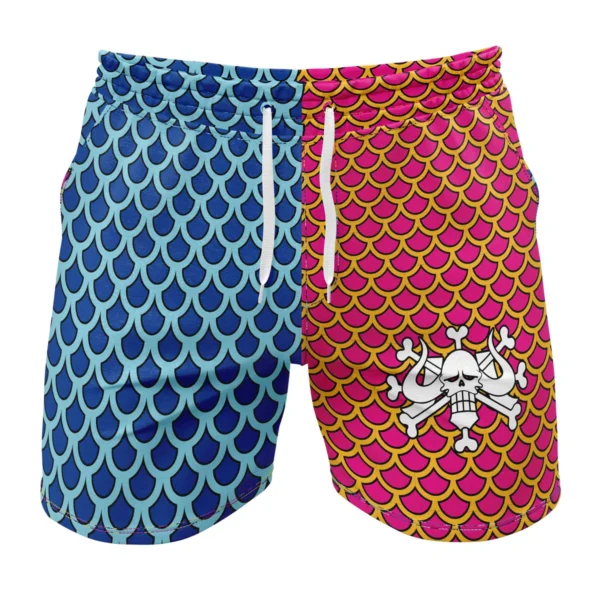 Kaido Pattern One Piece Gym Shorts