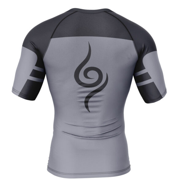 Anime Kakashi Anbu Naruto Short Sleeve Rash Guard Compression Shirt