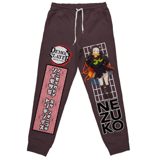 Anime Kamado Nezuko Demon Slayer Streetwear Sweatpants