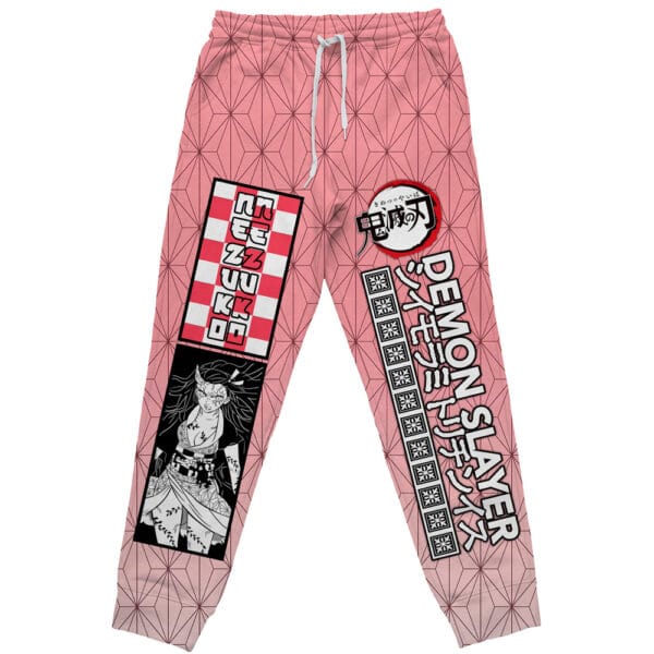 Anime Kamado Nezuko Haori Demon Slayer Streetwear Sweatpants