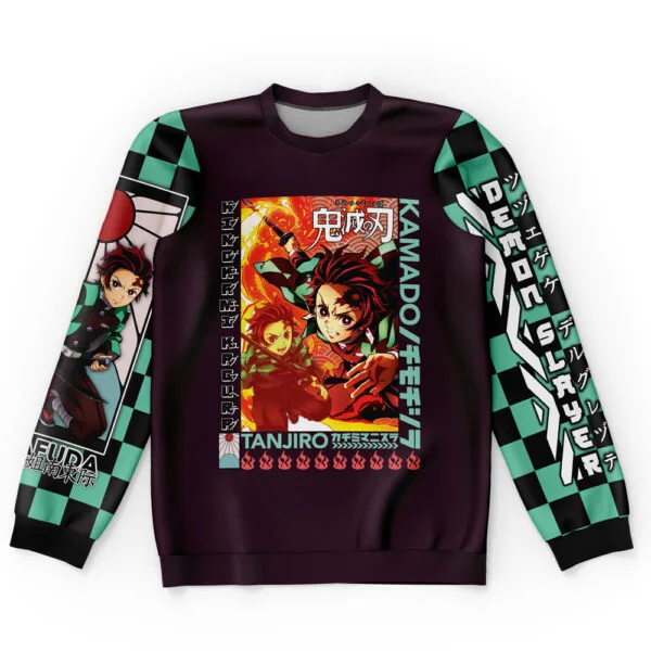 Anime Kamado Tanjiro Demon Slayer Streetwear Sweatshirt