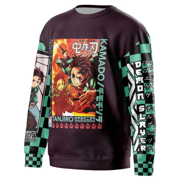 Anime Kamado Tanjiro Demon Slayer Streetwear Sweatshirt