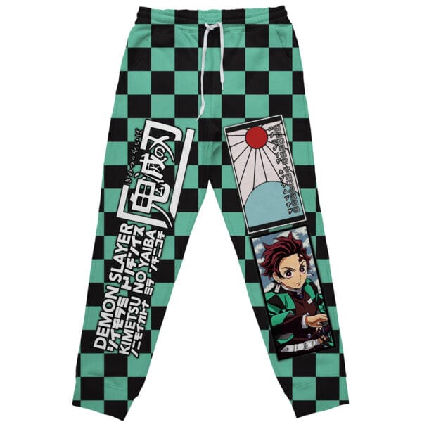 Anime Kamado Tanjiro Haori Demon Slayer Streetwear Sweatpants