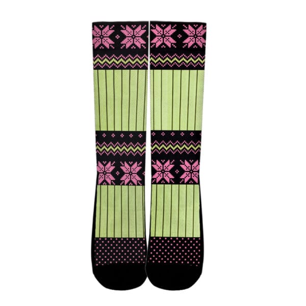 Kanao Tsuyuri Socks Demon Slayer Custom Christmas Anime Socks Gift For Fans