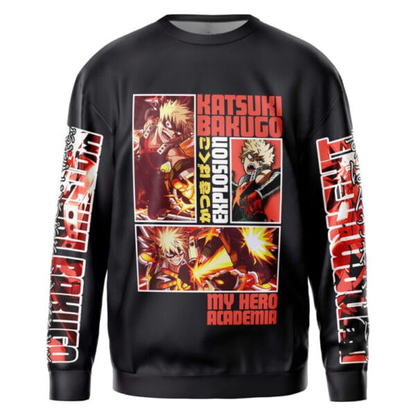 Anime Katsuki Bakugo My Hero Academia Streetwear Sweatshirt