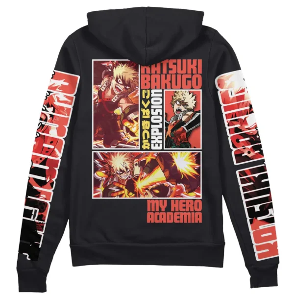 Katsuki Bakugo My Hero Academia Streetwear Zip Hoodie Jacket