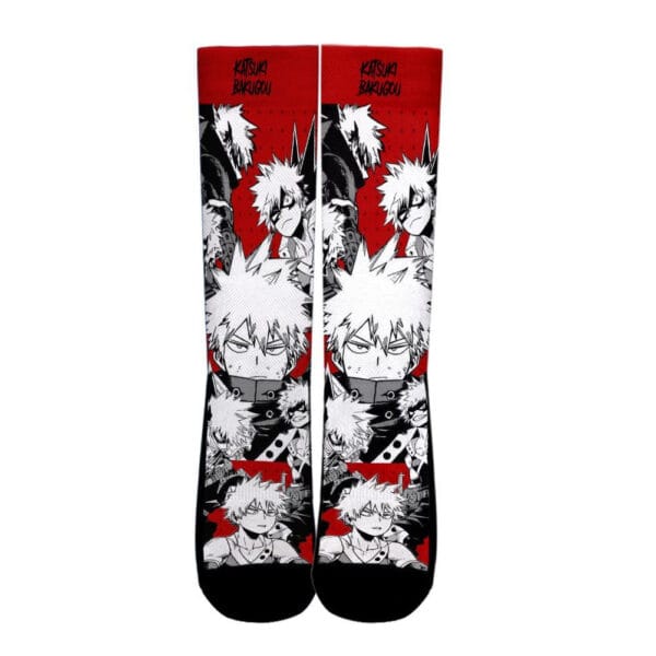 Anime Katsuki Bakugou Socks My Hero Academia Anime Socks Mixed Manga