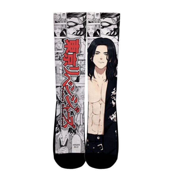 Anime Keisuke Baji Socks Tokyo Revengers Custom Anime Socks Manga Style