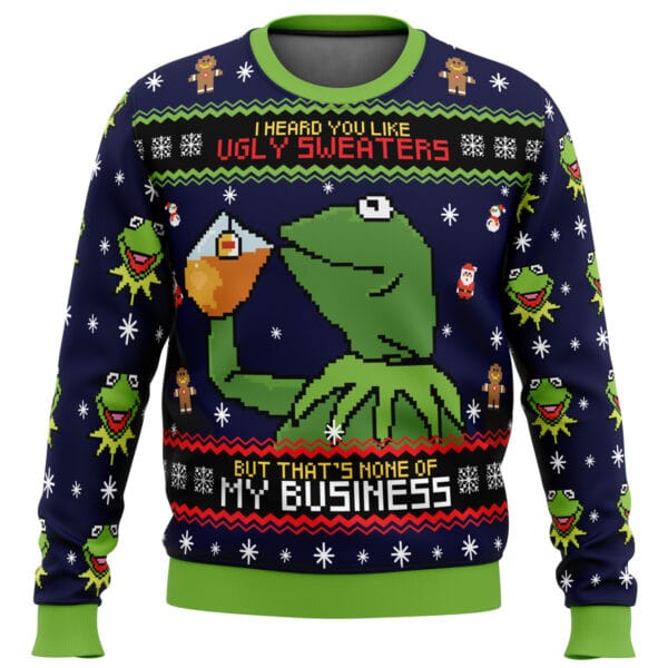 Kermit The Frog Ugly Christmas Sweater