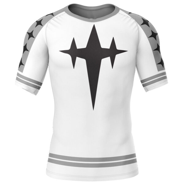 Kill La Kill Three Star Goku Uniform Short Sleeve Rash Guard Compression Shirt