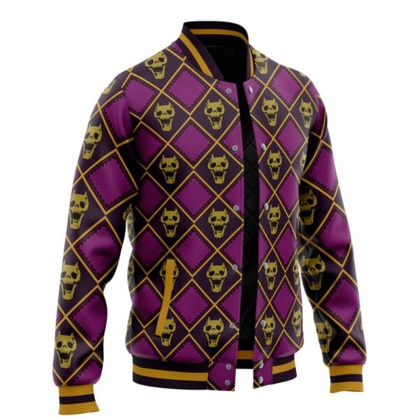 Anime Killer Queen Pattern Jojos Bizarre Adventure Varsity Jacket Anime