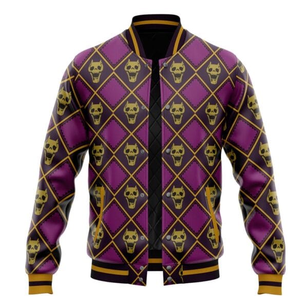 Anime Killer Queen Pattern Jojos Bizarre Adventure Varsity Jacket Anime