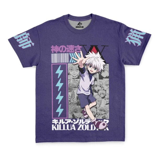 Anime Killua Zoldyck V2 Hunter X Hunter Streetwear T Shirt