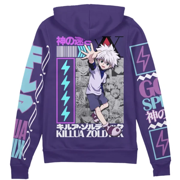 Killua Zoldyck V2 Hunter X Hunter Streetwear Zip Hoodie Jacket