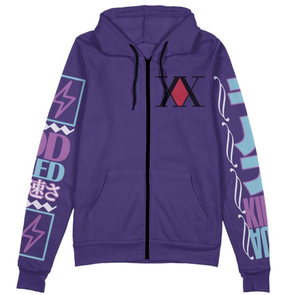 Killua Zoldyck V2 Hunter X Hunter Streetwear Zip Hoodie Jacket