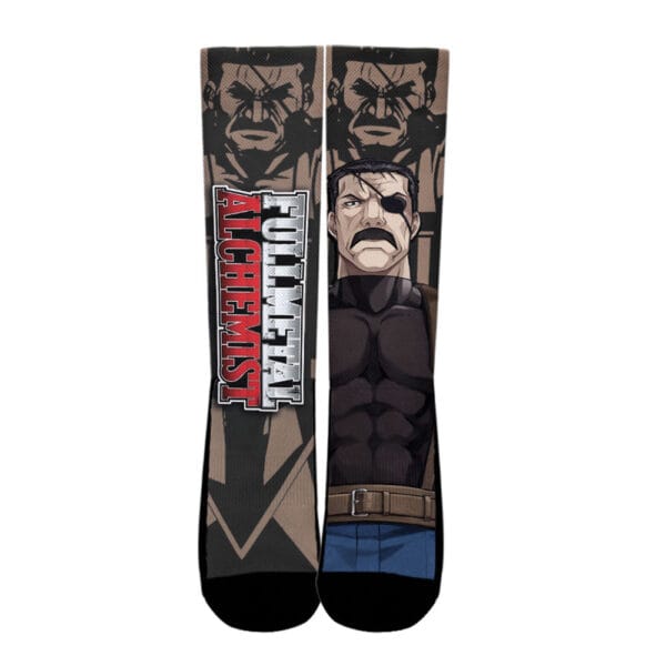 King Bradley Socks Fullmetal Alchemist Custom Anime Socks Manga Style