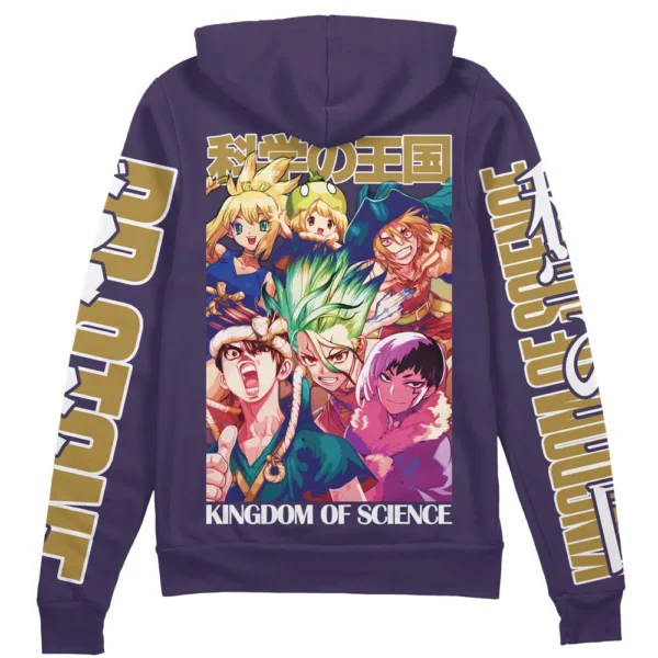 Kingdom Of Science Dr Stone Streetwear Zip Hoodie Jacket