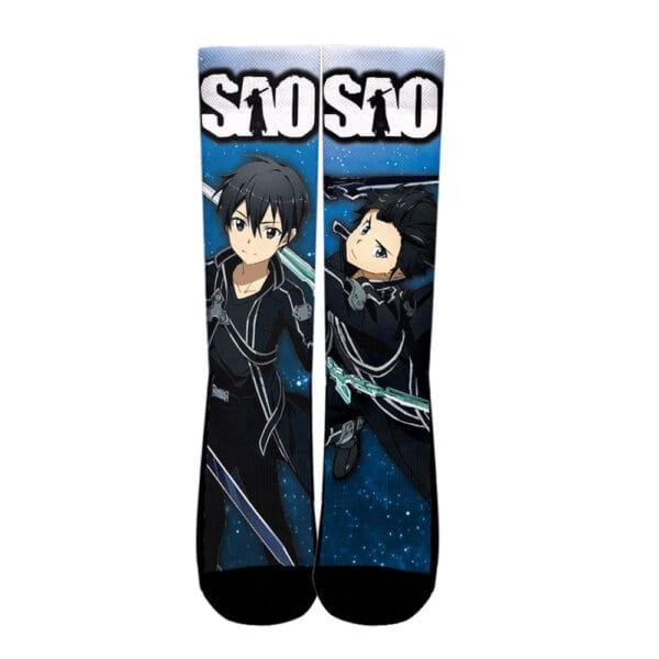 Anime Kirito Socks Sword Art Online Custom Anime Socks