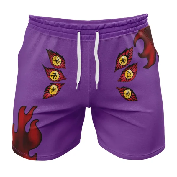 Kokushibo Demon Slayer Gym Shorts 2