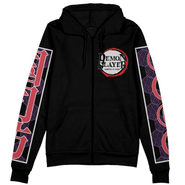 Kokushibo Demon Slayer Streetwear Zip Hoodie Jacket