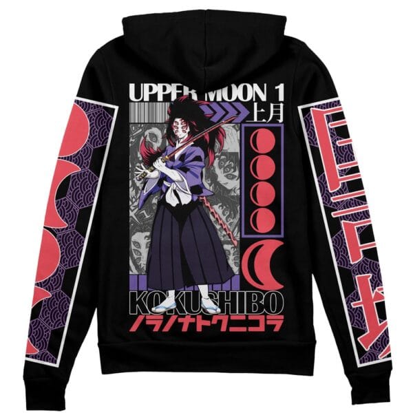 Kokushibo Demon Slayer Streetwear Zip Hoodie Jacket