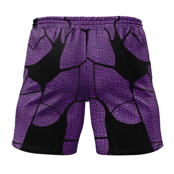 Anime Kokushibo Haori Pattern Demon Slayer Gym Shorts