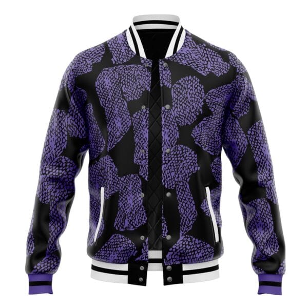 Anime Kokushibo Pattern Demon Slayer Varsity Jacket