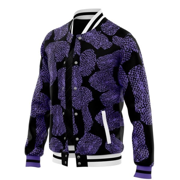 Anime Kokushibo Pattern Demon Slayer Varsity Jacket 2