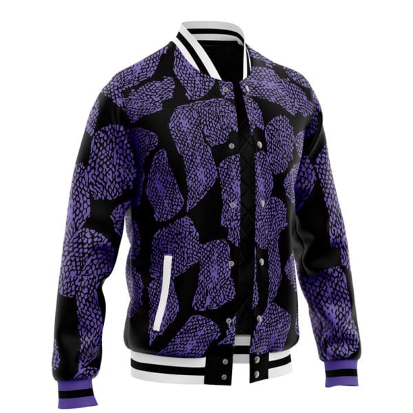 Anime Kokushibo Pattern Demon Slayer Varsity Jacket 2