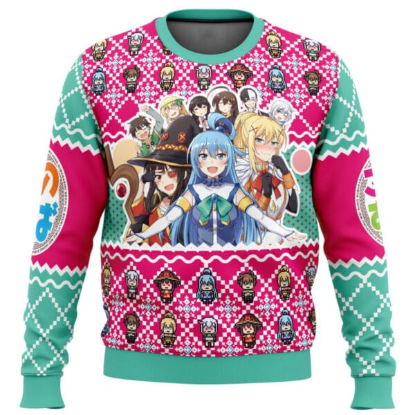 Anime Konosuba Ugly Christmas Sweater