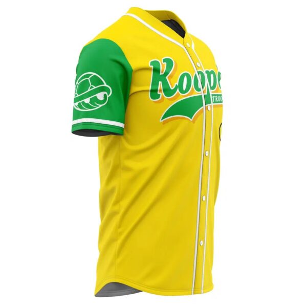 Koopa Troopas Super Mario Bros Baseball Jersey