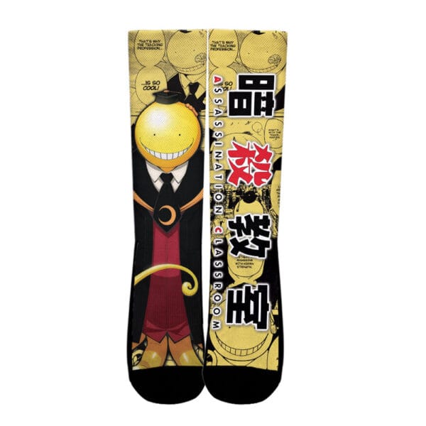 Koro Sensei Socks Assassination Classroom Custom Anime Socks Mix Manga