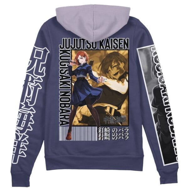 Kugisaki Nobara Jujutsu Kaisen Streetwear Zip Hoodie Jacket