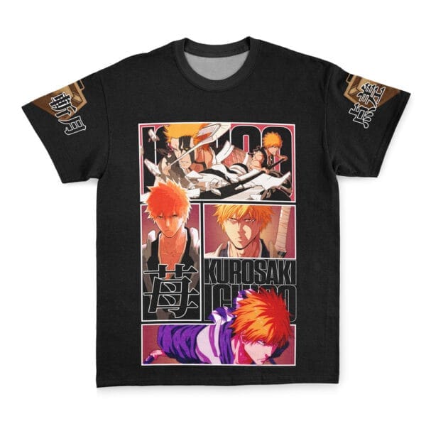 Anime Kurosaki Ichigo Tybwa Bleach Streetwear Tshirt Anime