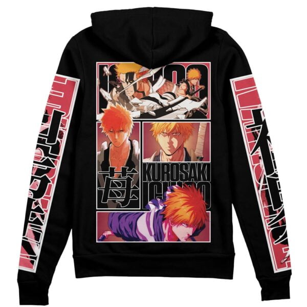 New Kurosaki Ichigo Tybwa Bleach Streetwear Zip Hoodie Jacket Anime